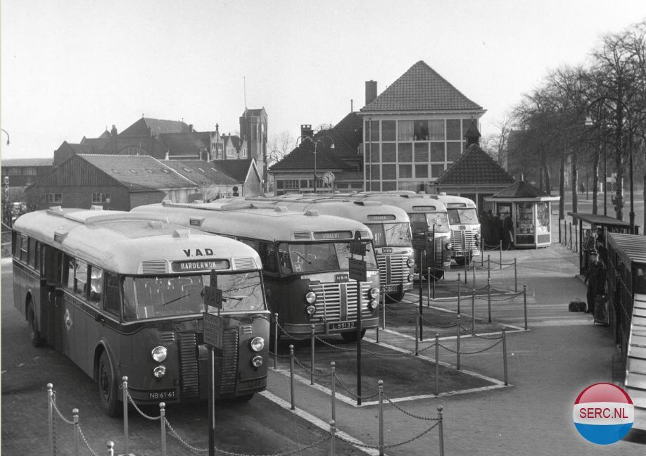 Historische foto van Stationsplein in Amersfoort