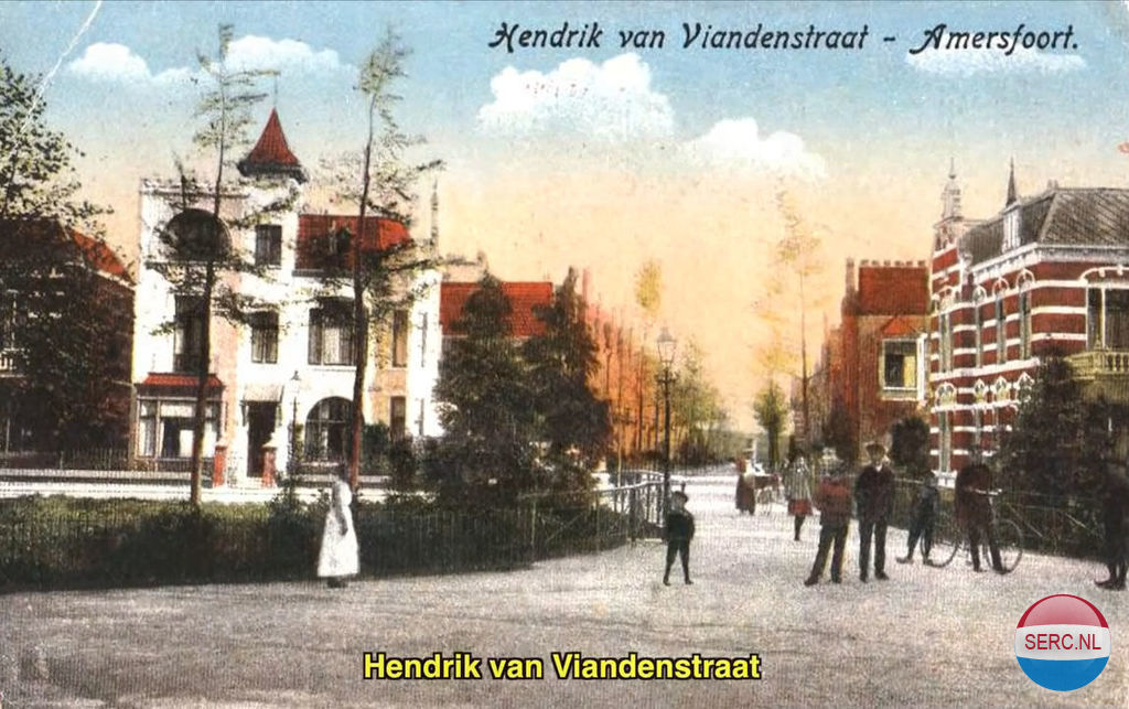Historische foto van Hendrik van Viandenstraat in Amersfoort