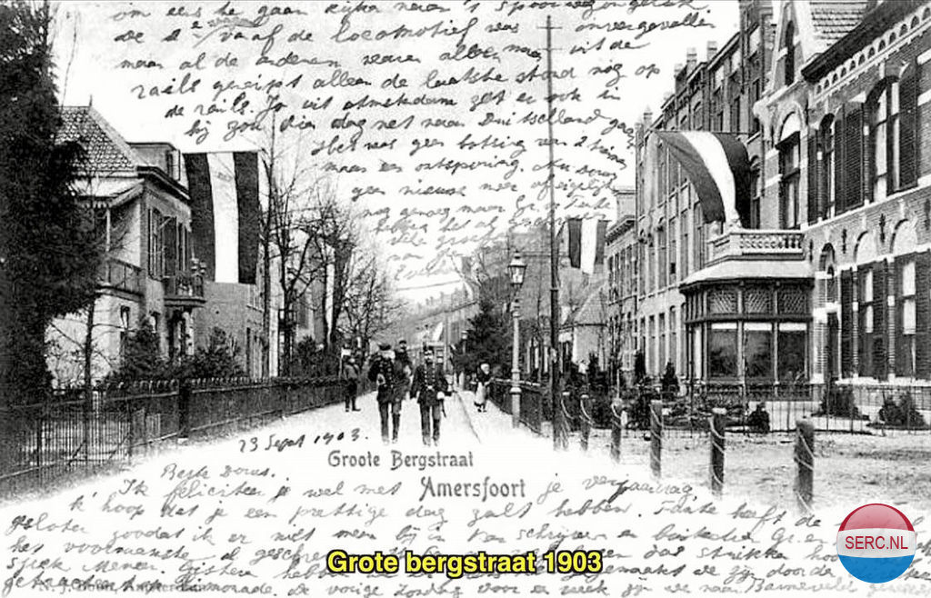 Historische foto van Grote Bergstraat in Amersfoort