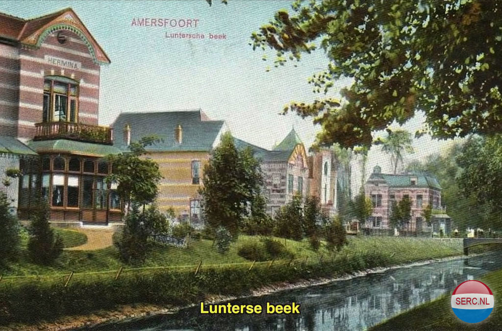 Historische foto van Lunterse Beek in Amersfoort