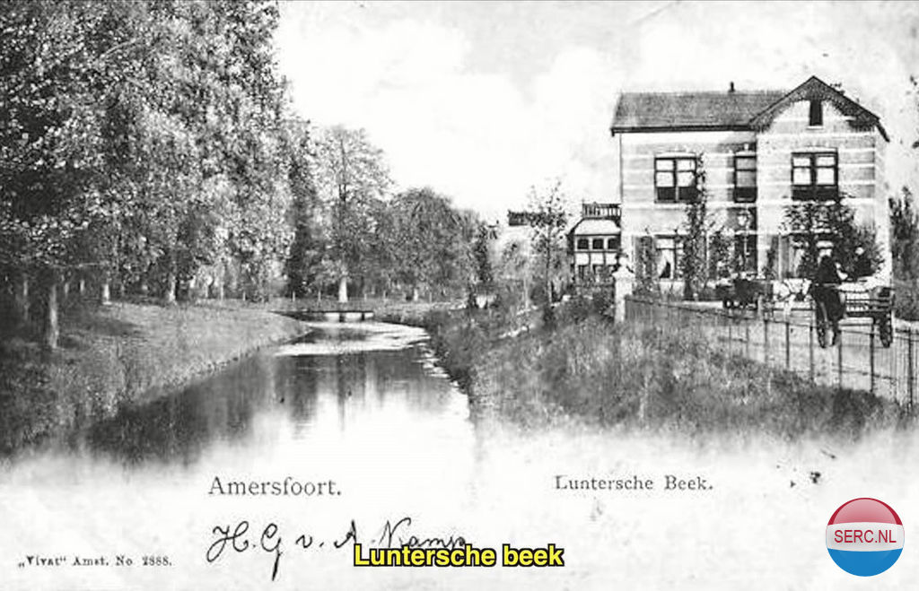 Historische foto van Lunterse Beek in Amersfoort