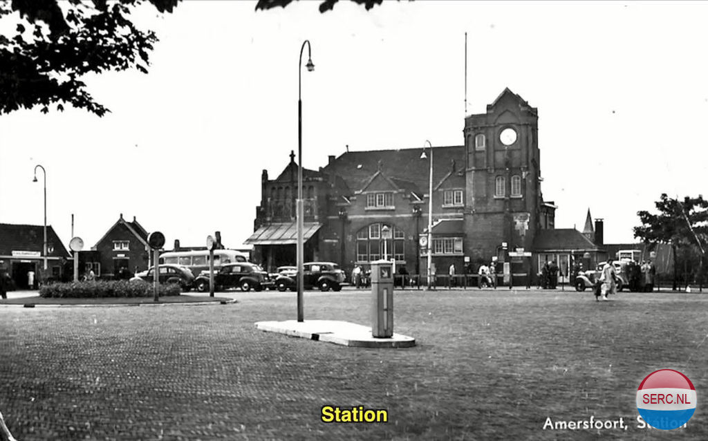 Historische foto van Station in Amersfoort