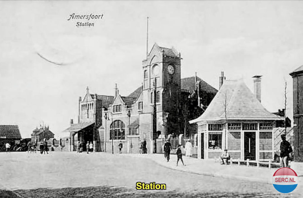 Historische foto van Station in Amersfoort