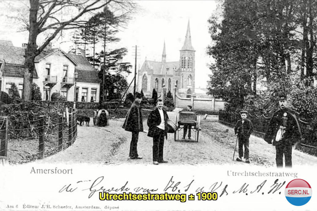 Historische foto van Utrechtsestraatweg in Amersfoort