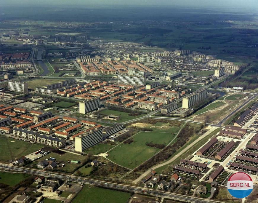 Historische foto van Luchtfoto's in Amersfoort