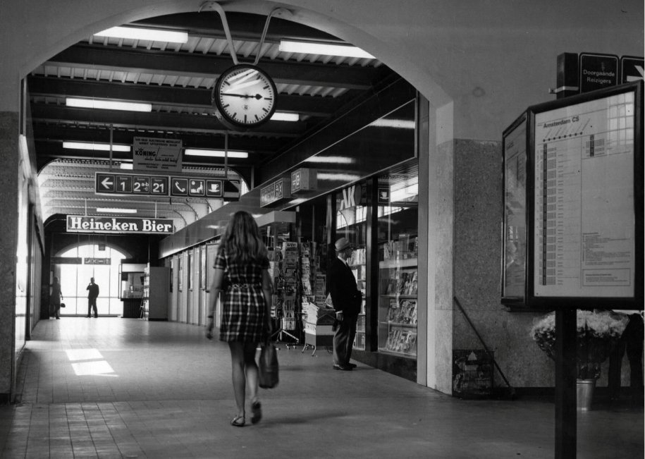 Historische foto van Station in Amersfoort