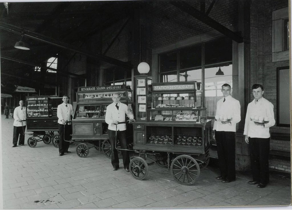 Historische foto van Station in Amersfoort