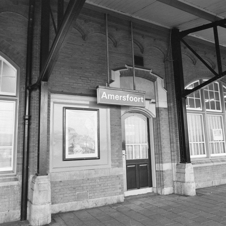 Historische foto van Station in Amersfoort