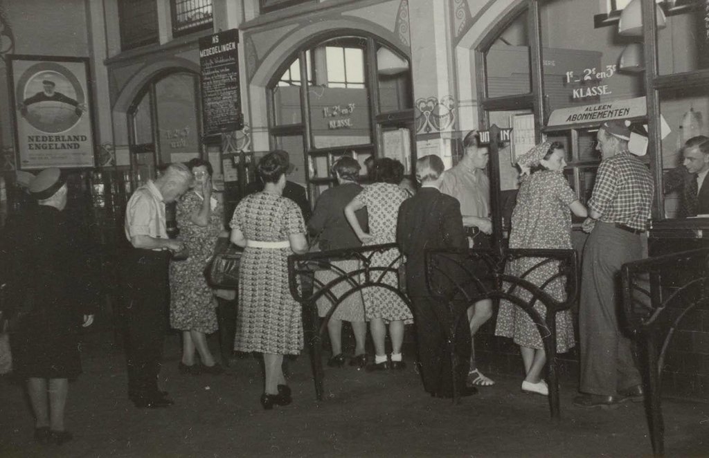 Historische foto van Station in Amersfoort