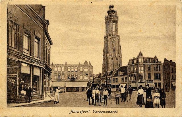 Historische foto van Varkensmarkt in Amersfoort