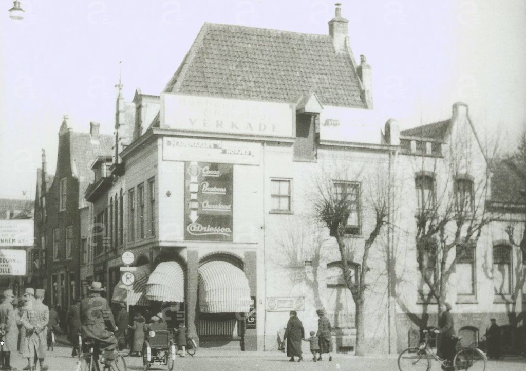 Historische foto van Langestraat in Amersfoort