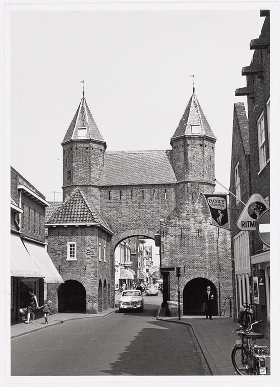 Historische foto van Kamperbinnenpoort in Amersfoort