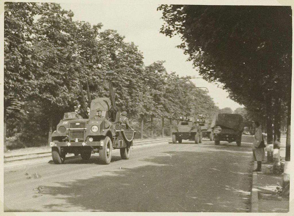 Historische foto van Tweede Wereldoorlog in Amersfoort