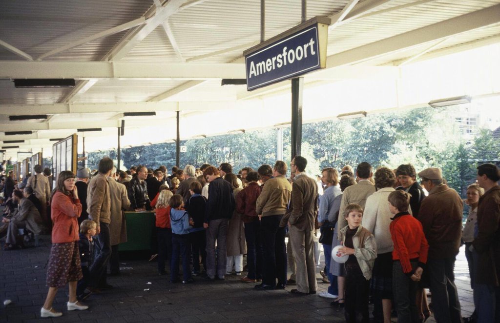 Historische foto van Station in Amersfoort