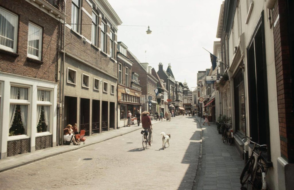Historische foto van Krommestraat in Amersfoort