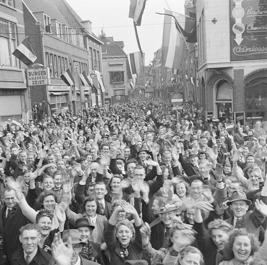 Historische foto van Langestraat in Amersfoort