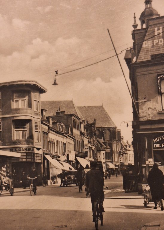 Historische foto van Langestraat in Amersfoort