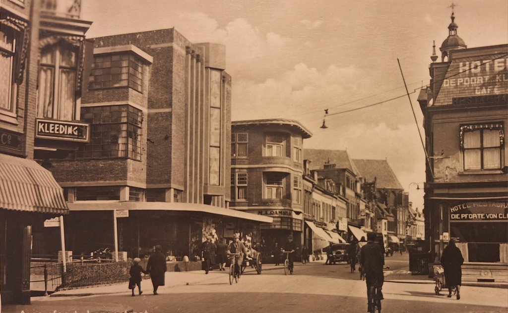 Historische foto van Langestraat in Amersfoort