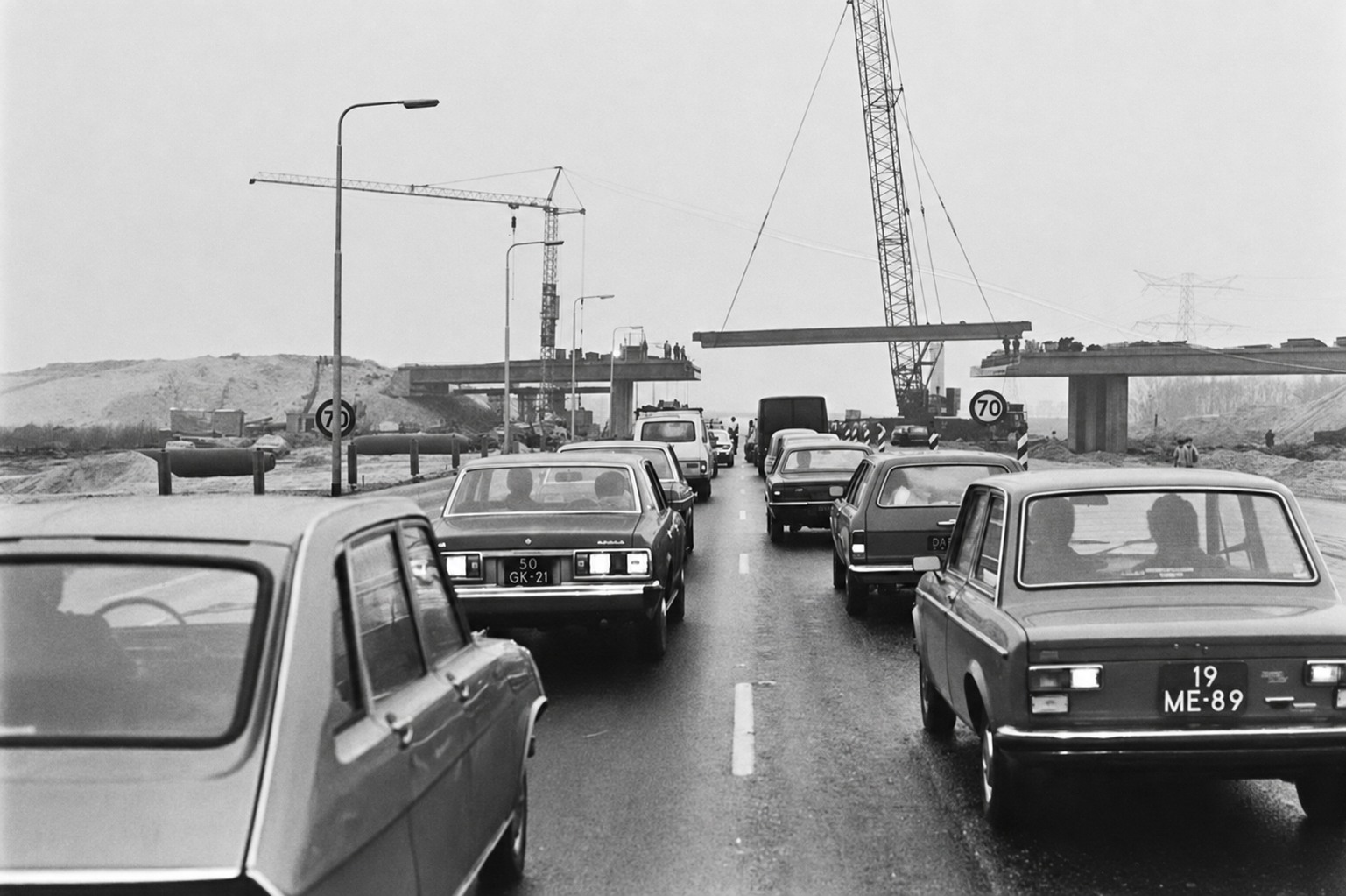 Historische foto van A1 in Amersfoort