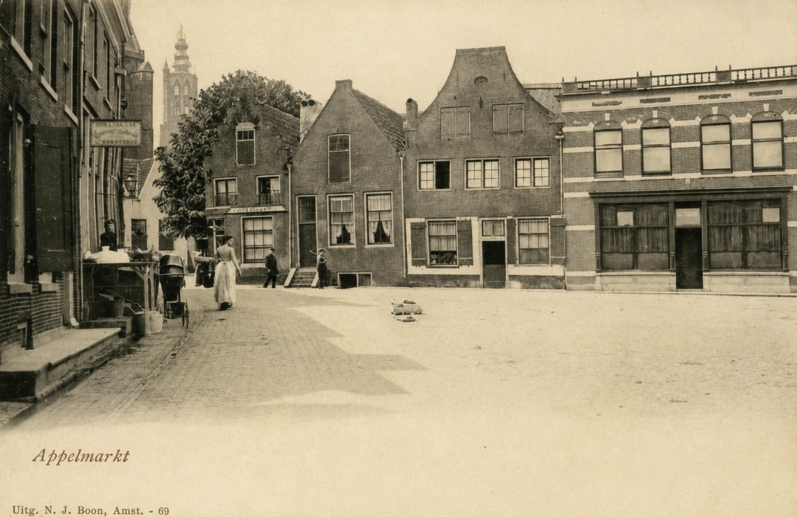 Historische foto van Appelmarkt in Amersfoort