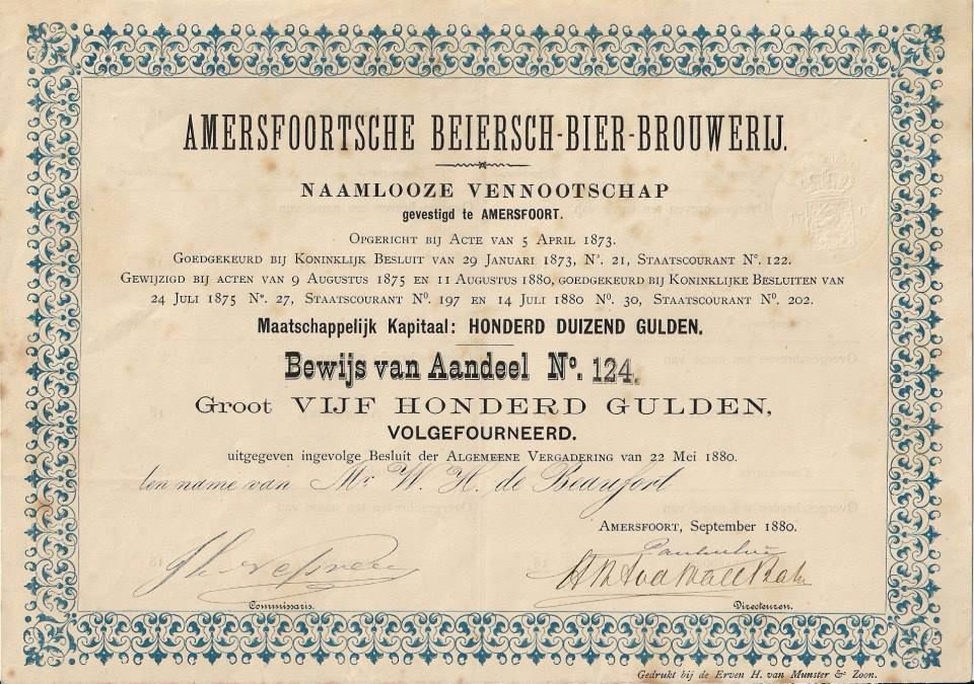 Historische foto van Bedrijven in Amersfoort