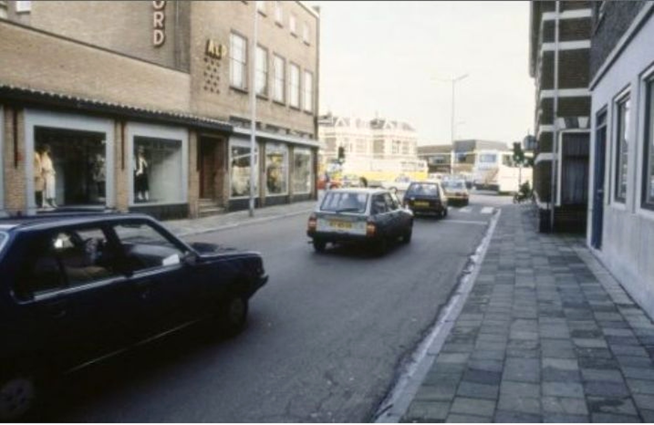 Historische foto van Bergstraat in Amersfoort