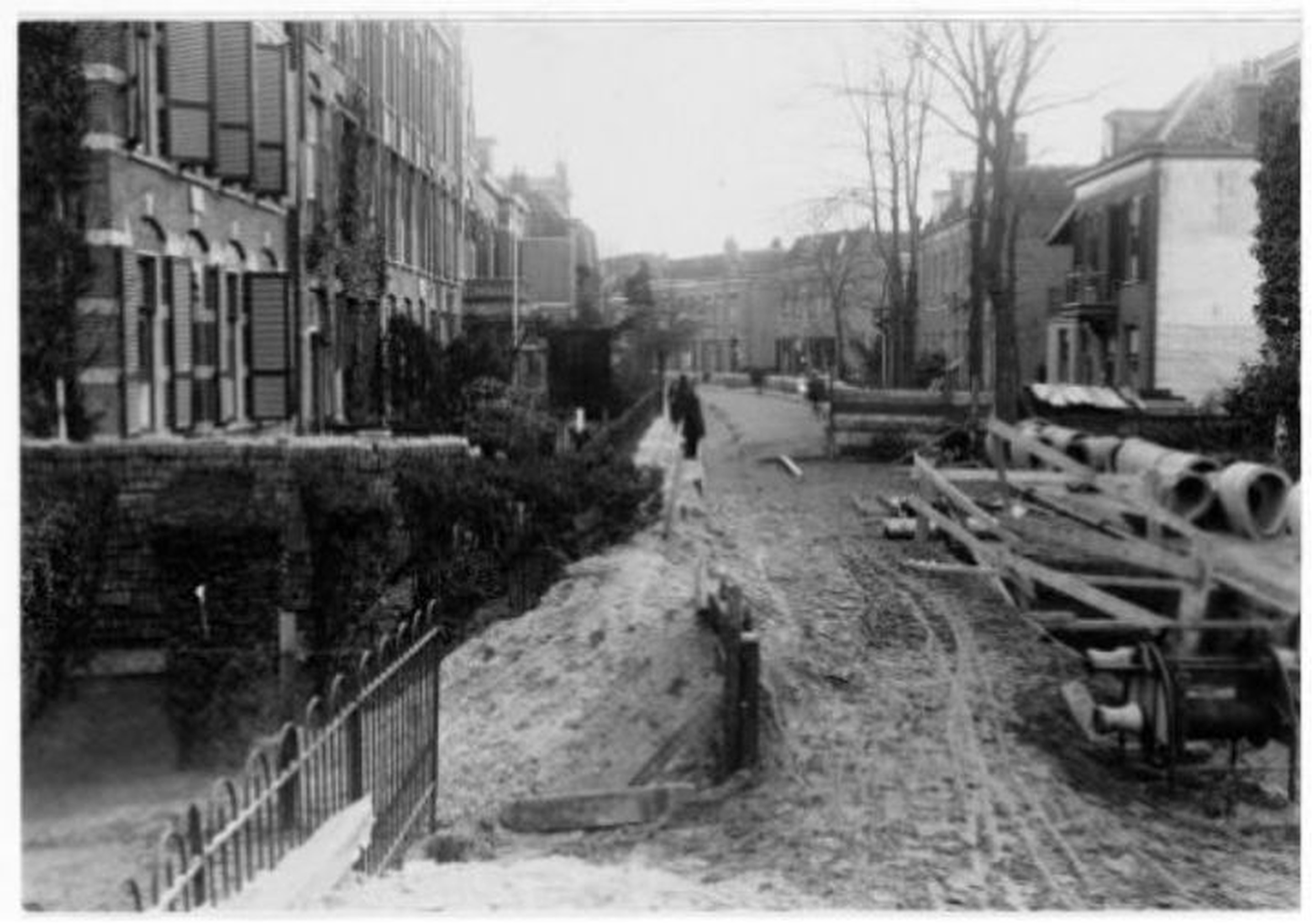 Historische foto van Bergstraat in Amersfoort