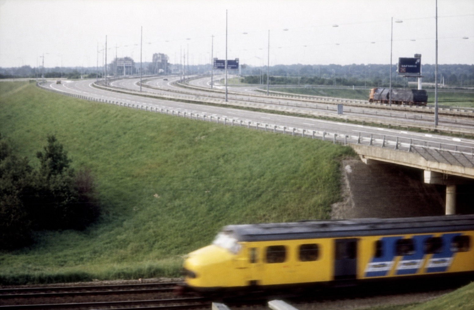 Historische foto van A28 in Amersfoort