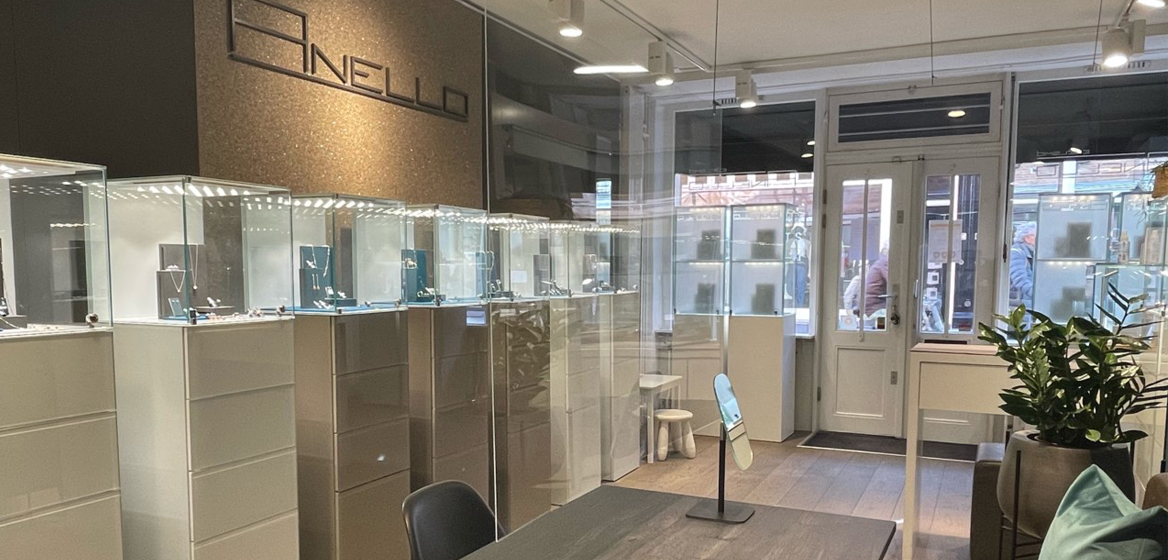 Interieur van Anello Edelsmid in Amersfoort