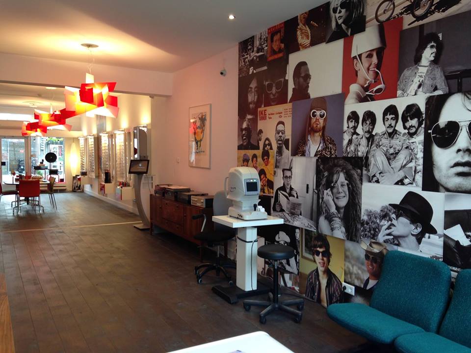 Interieur van Bouman Optiek & Optometrie