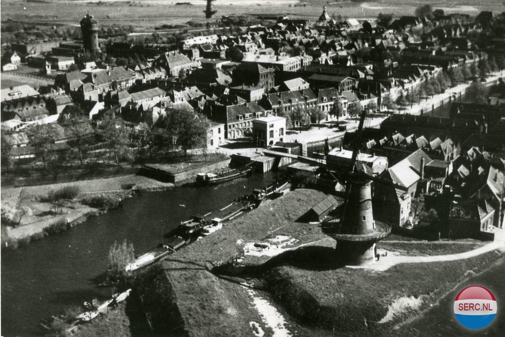 Gorinchem: Panorama Gorinchem omstreeks 1938