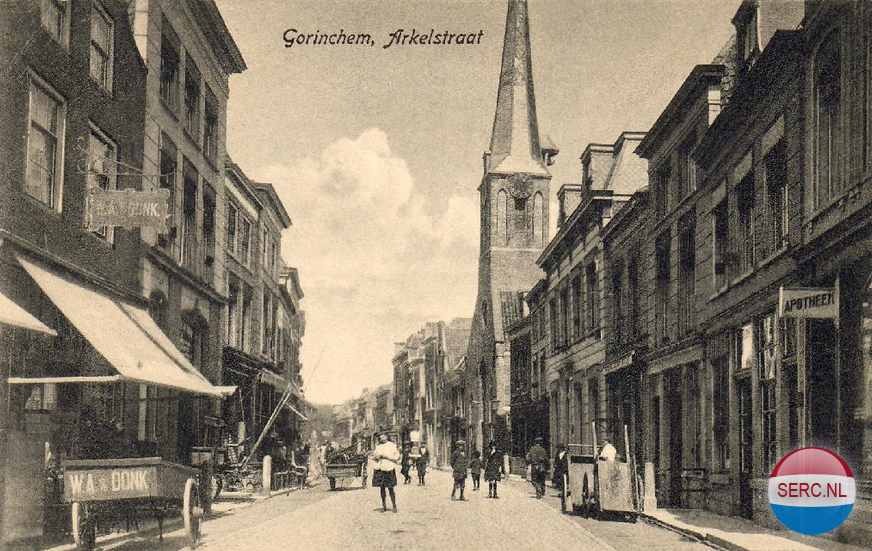 Gorinchem: De Arkelstraat omstreeks 1912