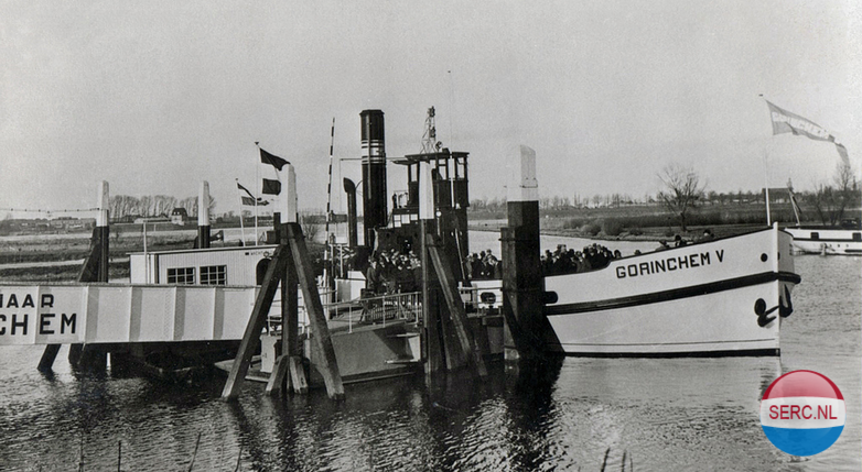 Gorinchem: De Gorinchem V in de voorhaven van Gorinchem omstreeks 1961