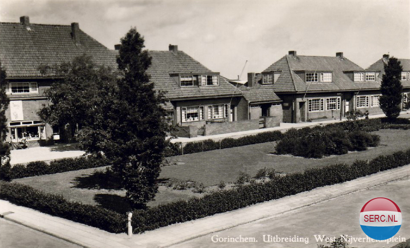 Gorinchem: Het Nijverheidsplein omstreeks 1953