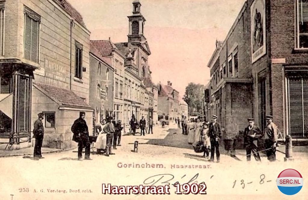 Gorinchem: De Haarstraat omstreeks 1902