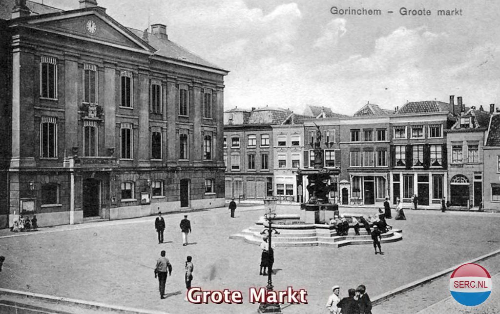 Gorinchem: De Grote Markt omstreeks 1932