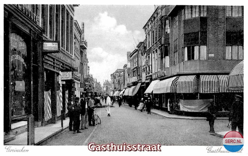 Gorinchem: De Gasthuisstraat omstreeks 1952