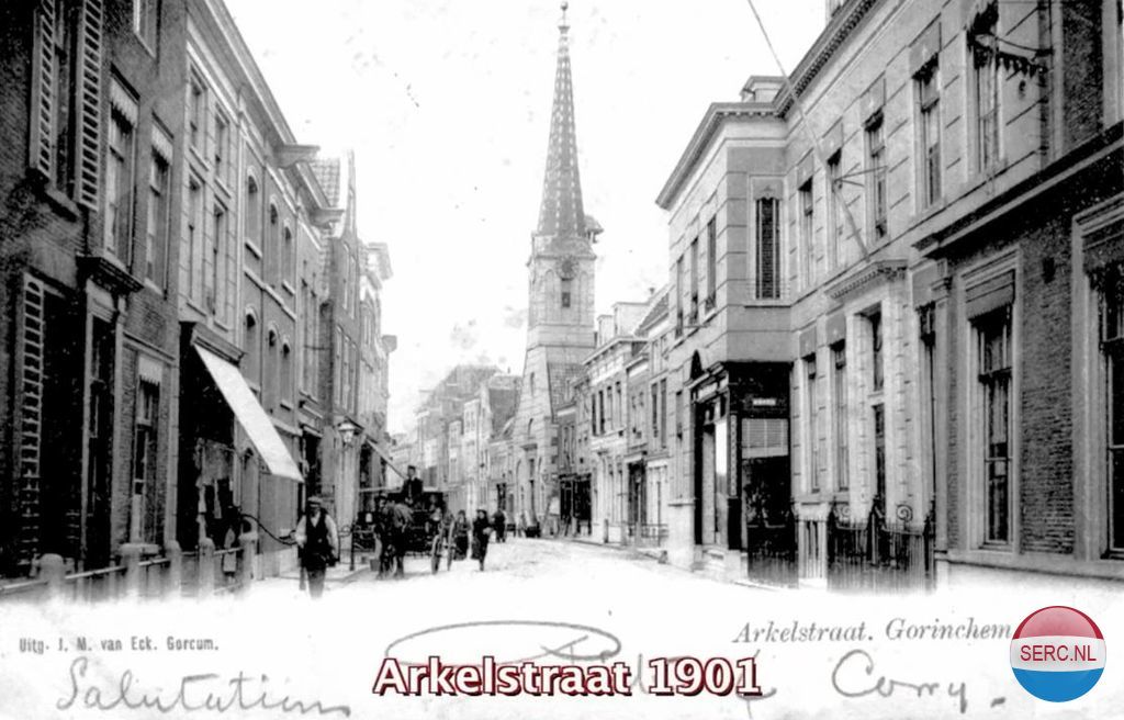 Gorinchem: De Arkelstraat omstreeks 1901