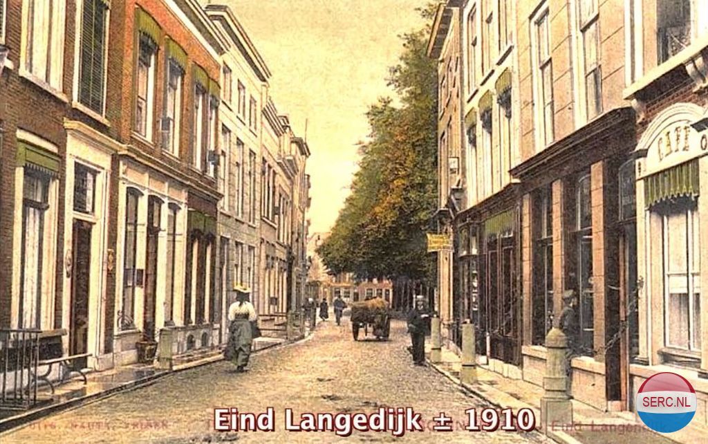 Gorinchem: De Langedijk omstreeks 1910