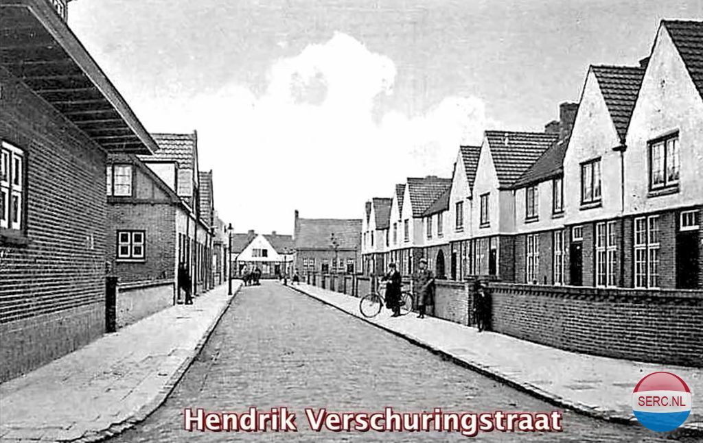 Gorinchem: De Hendrik Verschuringstraat omstreeks 1933