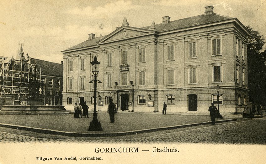 Gorinchem. De Grote Markt in 1902