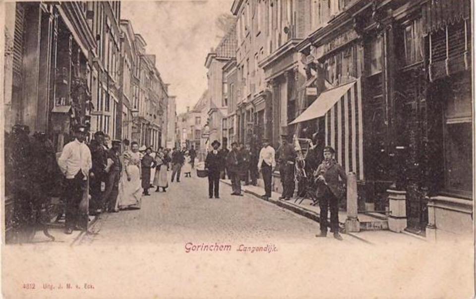 Gorinchem. De Langedijk omstreeks 1901