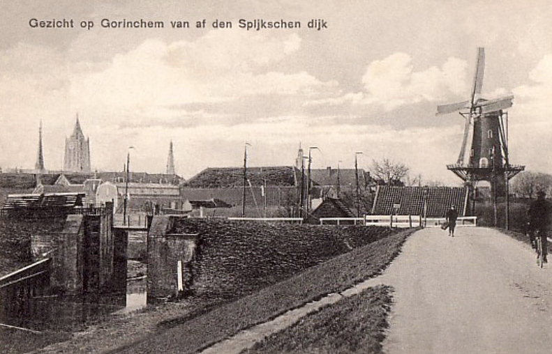 De Spijkse Dijk in Gorinchem in 1915