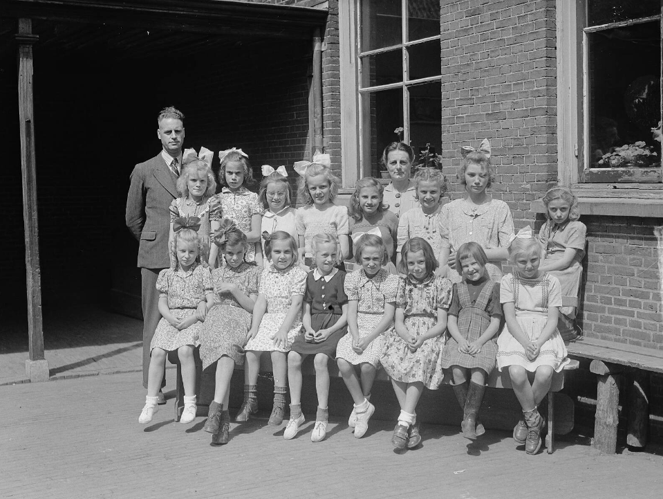 de Christelijke BLO Prinses Beatrixschool te Gorinchem in 1949