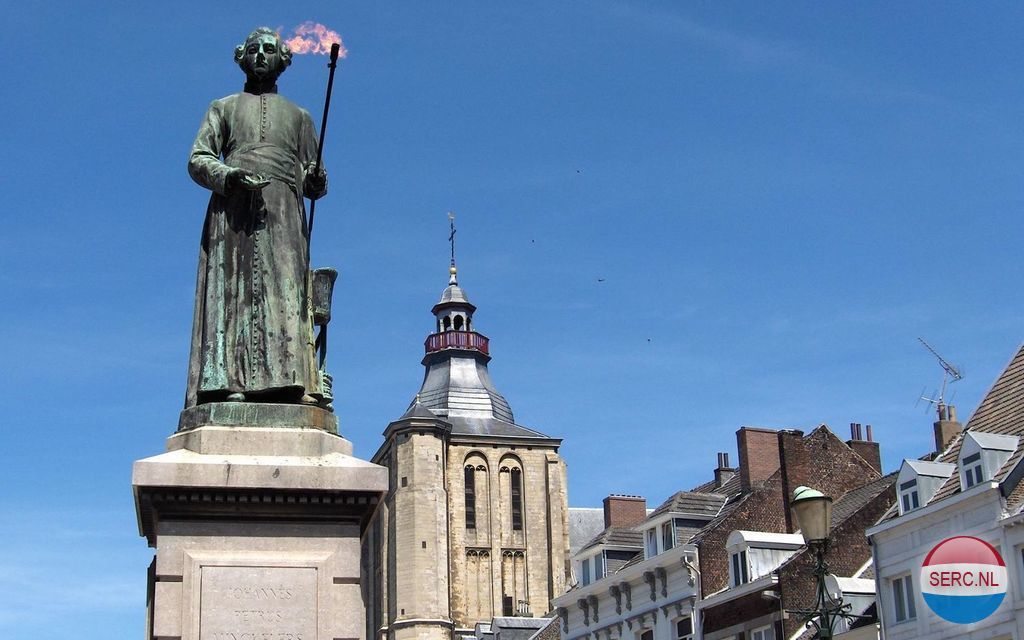Een beeld ter ere van Ing. Minceleers de uitvinder van de gasleidingen en het staat aan het begin van de Bosstraat