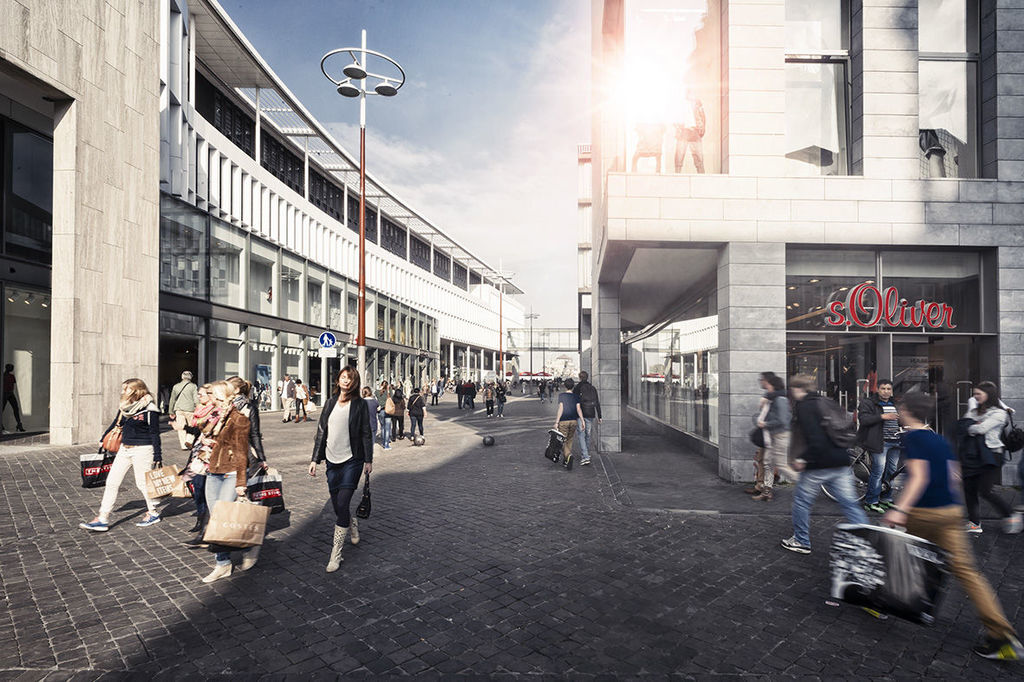Met het project Mosae Forum zorgen we dat de Maas weer onderdeel uitmaakt van de totaalbeleving van Maastricht. Het project anticipeert op de trend van schaalvergroting in de retail, met respect voor de historische kwaliteiten van de stad. In onze mixed function benadering is ruimte voor een parkeergarage, retail, horeca, appartementen en gemeentelijke kantoren. Het autovrij maken van de Markt zorgt voor een aangenamer verblijfsklimaat waardoor, mede dankzij de realisatie van Entre-Deux, een nieuwe route is gevormd in de stad.