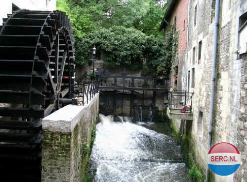 Maastricht: Stadspark Jeker bij de watermolen omstreeks 2005