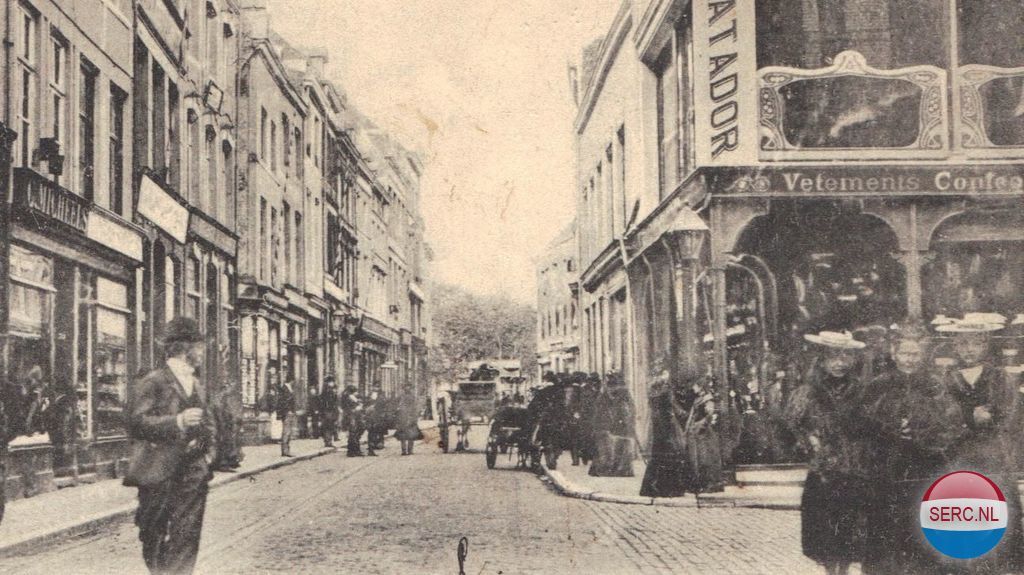 Maastricht: De Grote Staat anno 1900. Toen al een winkelstraat met nationale bekendheid