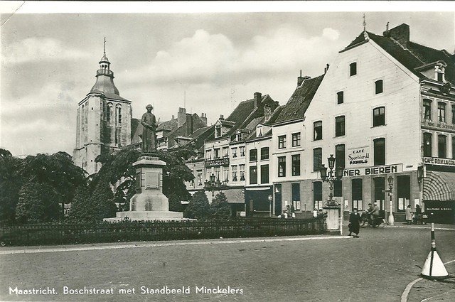 De Boschstraat in Maastricht omstreeks 1933