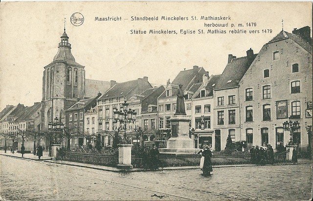 De Boschstraat in Maastricht omstreeks 1916